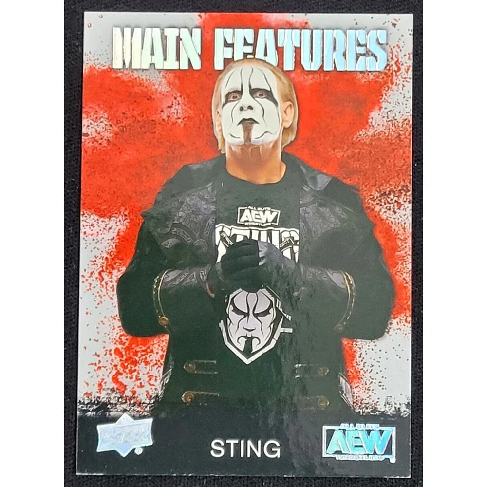 2021 UPPER DECK‎ AEW STING MAIN FEATURES SILVER SP INSERT